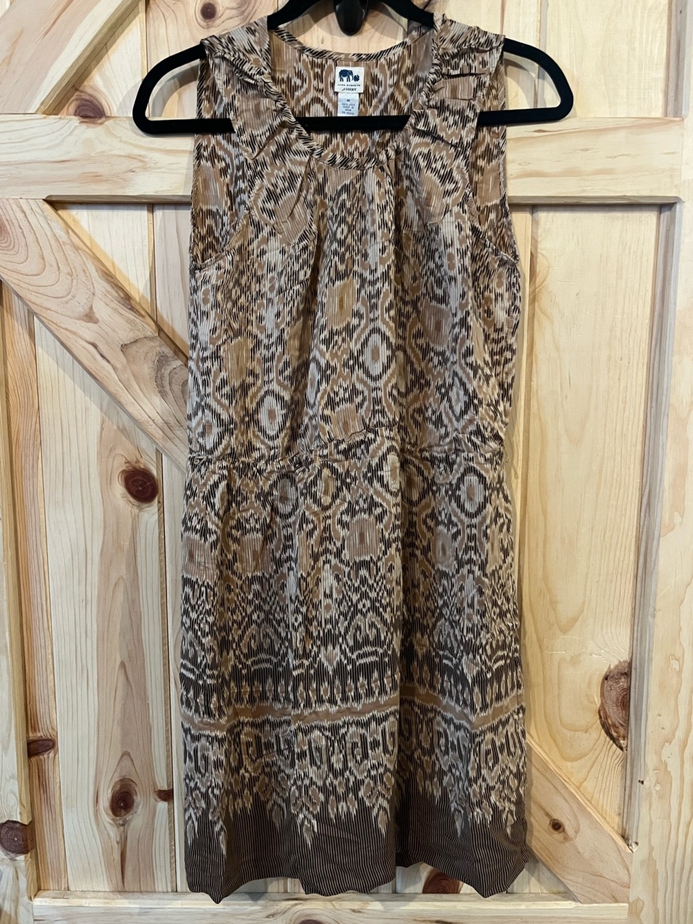John Robshaw Lucky Brand 100% Silk Dress
